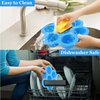 XANGNIER Silicone Air Fryer Egg bite Mold,2 Pack Reusable Egg Bites Pan with Lid-Alternative to Sous Vide Egg Bite Maker,Air Fryer Accessories