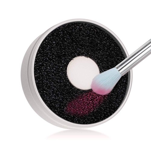 Docolor Makeup Brush Cleaner Sponge, Color Removal Sponge Dry Makeup Brush Quick Cleaner Sponge - Removes Shadow Color from Your Brush without Water or Chemical Solutions - Compact Size for Travel