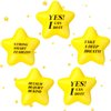 20 Pcs Star Shape Stress Balls Dodge Balls for Kids Motivational Stress Balls Stress Reliever Ball Tough Stress Ball Exercise Ball Sports Balls for Anxiety Party (Yellow)