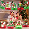 9pcs Red And Green Christmas Table Decorations,Christmas Centerpieces Honeycomb Decorations Whoville Christmas Decorations Christmas Birthday Party Decorations Christmas Party Supplies