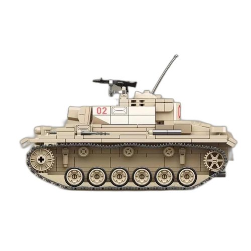 General Jim's Pz. Kpfw III Ausf. L German Panzer Tank Building Blocks Set