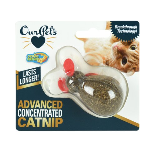 OurPets Corknip All-Natural Compressed Catnip, Totter Mouse Cat Toy