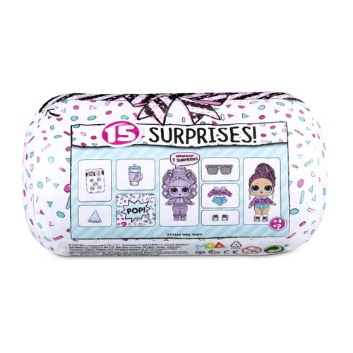 LOL Surprise Confetti Under Wraps Playset Re-Released Toy Doll with 15 Surprises - Girls Gifts Baby Doll Set with Doll Accessories - Birthday Present for Girls Ages 6-11 Years