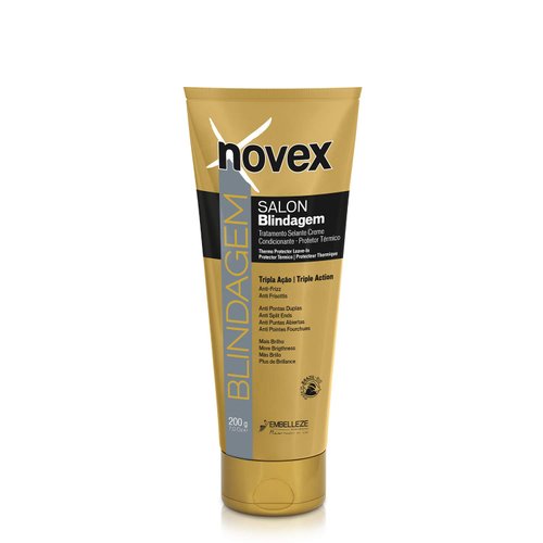 NOVEX Blindagem Thermal Protector Leave In - Heat Protectant - Smoothes the Hair by Controlling E...