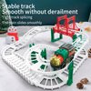 Lebowen Christmas Train Track Set -38 Piece Set DIY Assembling Track Battery Operated Home Party Decoration Suitable for Birthday Toy for Children Over 3 Years Old