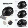 Shinmax Bike Helmet for Men Women, Bicycle Helmet with Detachable Magnetic Goggles for Adult Road Biking Mountain Cycling Helmet (BC-001)