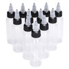 new star tattoo 60ml Empty Tattoo Ink Bottles, 12pcs 2oz Tattoo Twist Cap Plastic Clear Transparent Tattoo Pigment Container Tattoo Accessories Twist Top Bottle 2oz,60ml Tattoo Squeeze Bottles