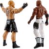 Mattel WWE Championship Showdown 2-Pack Action Figures & Accessory, Series #16 Brock Lesnar vs Bobby Lashley Collectible Set, 6-inch