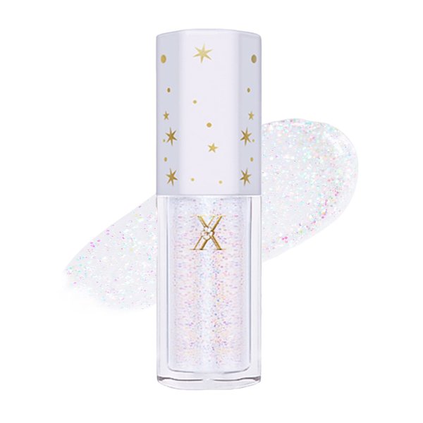 YMH BEAUTE Liquid Glitter Eyeshadow, Pigmented, Long Lasting, Quick Drying, Easy to Apply, Loose Glitter Glue for Eye Crystals Makeup（4.2g 01 Biger Update