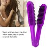 Double Sided Brush, Clamp Hair Brushes Straightener Anti-Static Styling Comb Hairdressing Tool V-Shape Hair Splint Combs Women Men Brushes for Home Barber Shop()