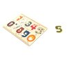Puzzles for Toddlers 2-4, Wooden Puzzles for Toddlers, Wood Peg Puzzle for Preschool Kids, Number Learning Puzzles Baby Board Puzzle Toys, 1 2 3 Shape Knob Puzzle for Girls Boys 18Months and Up