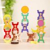 Battat Education – Stacking Toy for Kids – Wooden Stacking Monkeys – Developmental Toy – Fine Motor Skills – Interlock Toy, Balancing Building Blocks for 3 Years + (19 Pcs)