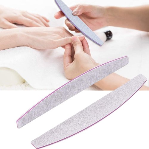 Professional Nail File Set, 6 Pcs 100/180 Grit Nail File, Emery Boards for Nail Files Professional, Suitable for Gel Acrylic Nail File, Nail Files for Natural Nail Technician Accessories