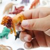 PINOWU Realistic Mini Wild Zoo Animals Figurines Toys 32 Pcs Gift Set for Education and Party Favors, Plastic Forest Safari Animals Lion, Hippo, Tiger, Bear, Elephant, Giraffe etc