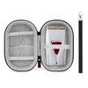 Linkidea Hard Mini Electric Shaver Storage Bag, Short Electric Razor Protect Case, Men's Travel Shaver Case Compatible with Andis 17150(TS-1), 17205, 17220, Philips, Panasonic, Remington (Black)