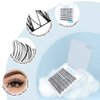 Lash Clusters 70 Pcs Cluster Lashes Eyelash Clusters DIY Cluster Eyelash Extensions Individual Lashes Thin Band & Soft(Humid,D-8-16mix)