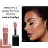nude envie Lip Gloss - Certified Vegan Lipgloss Cruelty-Free and Paraben Free - Enriched Peptides, Vitamin E and Jojoba Oil (Peaceful)