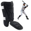 NVAAV Baseball Leg Guard, Softball Batter's Shin and Foot Shield with Adjustable Straps, Breathable and Impact Resistant, Suitable for Both Left and Right Feet, Adult Size