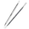 2-in-1 Pimple Extractor Removal Tools - Professional Blackhead Remover Popper Tools - Acne Comedone Tool for Face Nose [2 Pack]