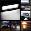 Nilight NI-28E-18W LED Work Light 2PCS 18W Spot LED Light Bar Driving Lights Off Road LED Lights Flush Mount for Jeep Truck,2 Years Warranty