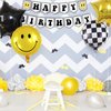 Happy Dude Happy Birthday Banner for Boy Girl Kids One Happy Dude 1st Birthday Decorations,Hippie Groovy Birthday Party Decorations Decor Supplies