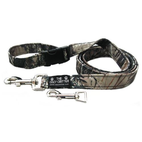 Cozy Critter Timber Mossy Camouflage Dog Leash - 4ft-3/4