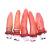 TUDACVTE Bloody Severed Fingers Fake Finger Realistic Severed Fingers Body Parts Props for Halloween, Haunted House, Theater, Tricks Party Decorations Supplies 5Pcs