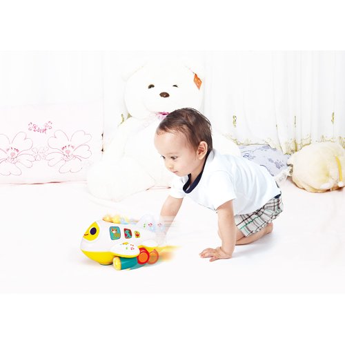 PowerTRC Baby Toy Airplane with Music and Lights | Educational Toy for Kids | Fun and Engaging Toy for Young Kids