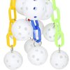 1792 Ball Waterfall Bonka Bird Toys Colorful Pull Plastic Chain Parrot Quaker Parrotlet Cockatoo African Grey