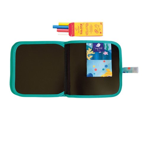 Jaq Jaq Bird Erasable Doodle Pad for Kids,Reusable Mess-Free Coloring and Toddlers Learning Toys-Chalkboard and Drawing Books-Includes 4 ButterSitx Chalks-SUB