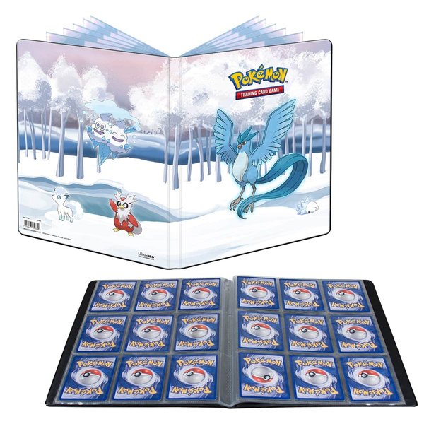 Ultra PRO - Pokémon Gallery Series Frosted Forest 9-Pocket Portfolio - Secures and Protects Up To 90 Standard Size Cards, Protection for Collectible Trading Cards, Gaming cards and Sports Cards
