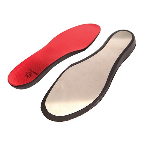IMPACTO® RHINOTUFF Puncture Resistant Insoles - Men's US Size (7-8), Women's (9-10) - Stainless Steel Plate, Molded Design with Heel Cup & Arch Support - Fabric Cover for Moisture Wicking