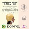 DOMPEL Reusable Professional Silicone Gold Cap with Hook | Hair Dyeing and Bleaching | Ideal for Bleach Powder, Blue Hair Dye, and Hair Coloring | Model 664 - CA