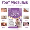 Foot Peel Mask 5 Pack, Exfoliating Foot Masks, Natural Exfoliator for Dry Dead Skin, Callus, Repair Rough Heels for Men Women (5 Pcs foot peel mask（Lavender）)