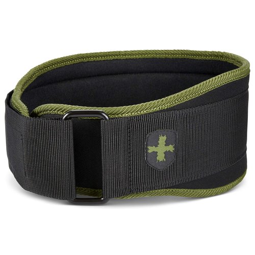Harbinger 5-Inch Weightlifting Belt with Flexible Ultra-light Foam Core, Green, Small (24 - 29 Inches)