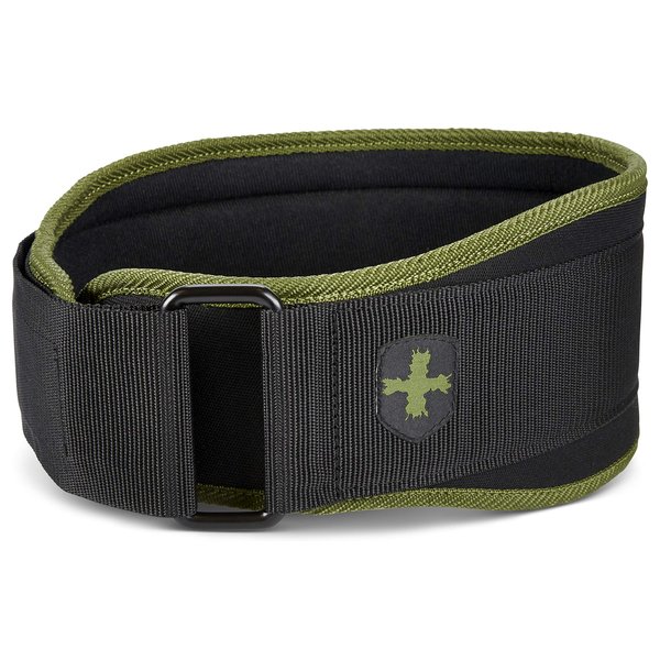 Harbinger 5-Inch Weightlifting Belt with Flexible Ultra-light Foam Core, Green, Small (24 - 29 Inches)