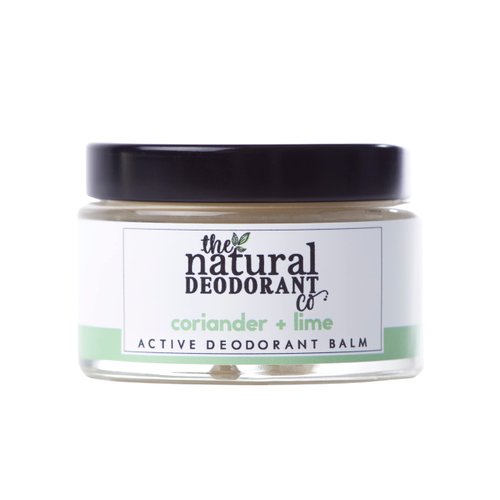 The Natural Deodorant Co, Active Deodorant Balm Mint & Eucalyptus 55g, Aluminium Free, Plastic Free, Extra Strength