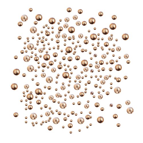 AD Beads 4300 Pieces Flat Back Nail Art Rhinestones Round Beads 6 Sizes (2-6.5mm) with Storage Organizer Box,Rhinestones Picking Pen for Nail Art Phone Decorations Crafts DIY (Smoked Topaz)