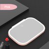 Car sun visor vanity mirror is rechargeable, with 3 light modes of adjustable touch control LED car mirror, suitable for daily use in all car travel car sun visor mirrors (pink)