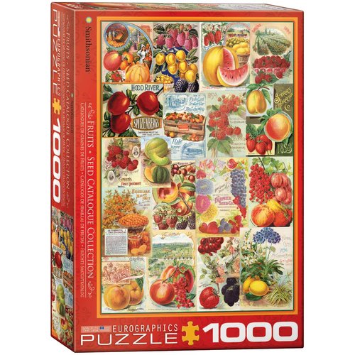 EuroGraphics Fruits Smithsonian Seed Catalogues (1000 Piece) Puzzle (6000-0818)