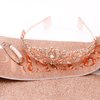 CIEHER Princess Crown and Birthday Sash Set, Birthday Crown Birthday Girl Crown Birthday Tiara for Women Birthday Princess Crown Birthday Decorations Birthday Sash for Girls Birthday Gifts - Rose Gold