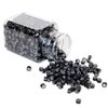 1000pcs Hair Extensions Beads Micro Links Beads 5mm Silicone Lined Beads for Hair Extensions (Dark Brown)