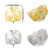 Generic Hair Clip 2 Pcs - Metal Ponytail Holder Hair Clips for Long Hair, Hair Ties, Ponytail Hair Bands, Gold (2 Count)