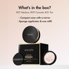 AGE20'S Signature Essence Pact SPF 50+ | Cream Foundation, Dewy Finish, Natural Coverage | Korean Cushion Foundation | 27 Medium | 0.49 Ounce (Pack of 1)