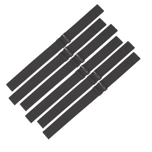 6PCS Elastic Bands for Wigs, Adjustable Straps for Wigs, Wig Elastic Band,Elastic Band for Wigs Edges, Adjustable Elastic Band for Making Wigs, Adjustable Wig Straps for Closure Wigs (1x12inch)