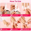 ALUROICE Practice Hand for Acrylic Nails - Nail Tips Won't Fall off Again- Flexible Fake Nail Mannequin Hand Practice for Training