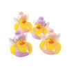 Rubber Ducks, Assorted Styles, 12 Pieces, Birthdays, Grand Events, Party Favors, Table Decorations, Treasure Chest Supplies (Fairy)