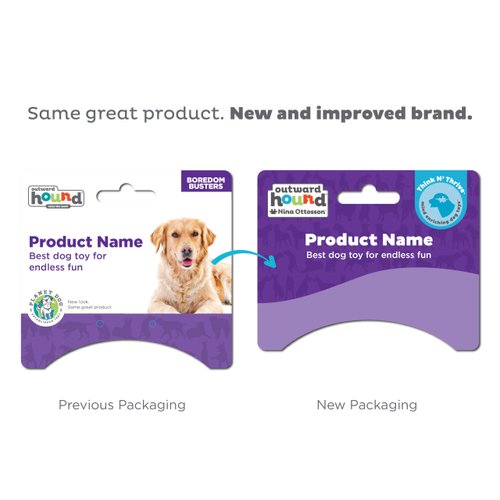 Outward Hound by Planet Dog Nooks Peace Interactive Treat Dispensing Dog Toy, Small, Green