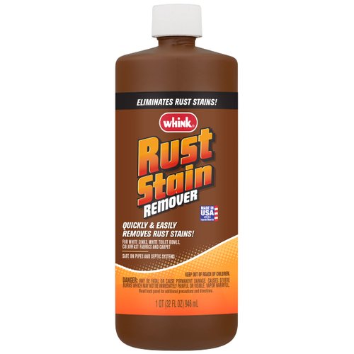 Whink 1232 Liquid Rust Stain Remover, 32 Oz, Unscented