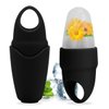 Small Ice Roller for Face and Eye, Ice Face Roller Facial Beauty Ice Roller Skin Care Tools, Ice Facial Roller Gua Sha Face Massage, Silicone Ice Mould for Face Beauty Remove Fine Lines (Black)